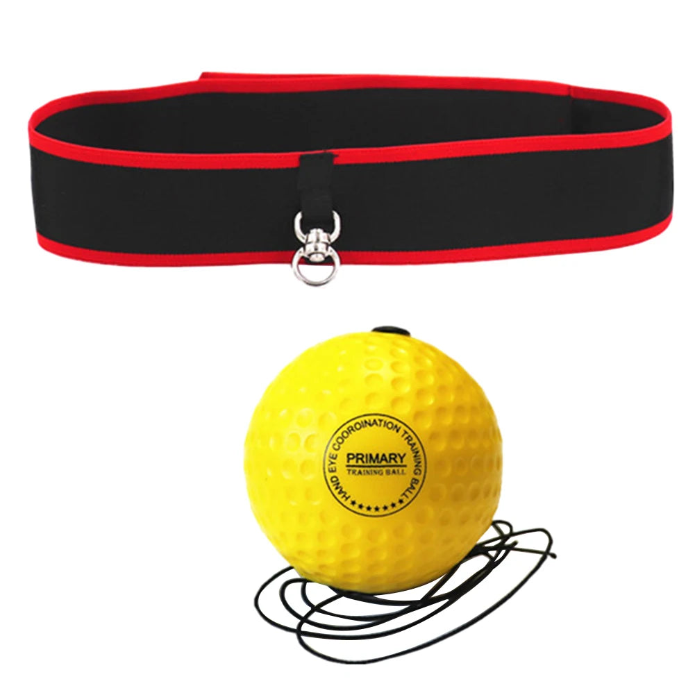 Boxing Reflex Ball with Adjustable Headband – Speed & Accuracy Trainer