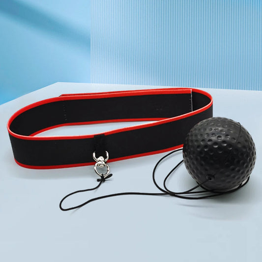 Boxing Reflex Ball with Adjustable Headband – Speed & Accuracy Trainer