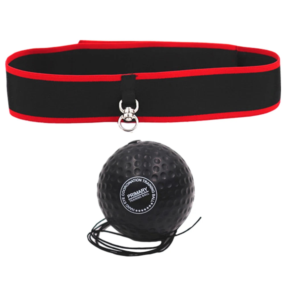 Boxing Reflex Ball with Adjustable Headband – Speed & Accuracy Trainer